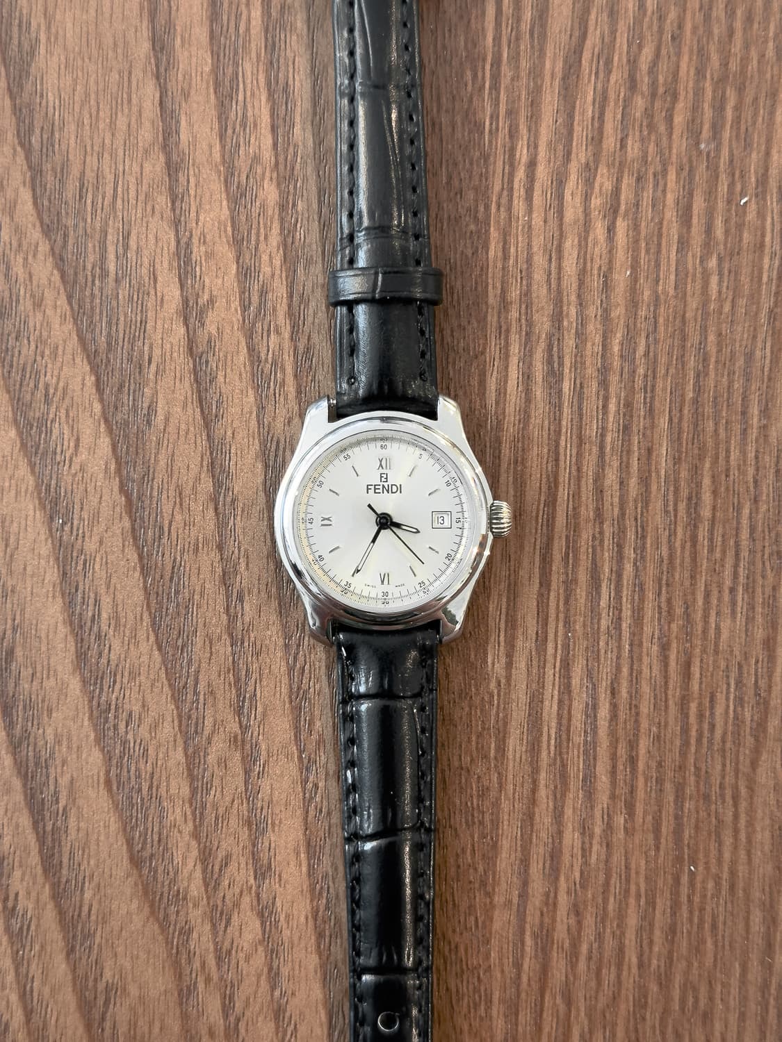 [중고] 펜디 FENDI 210 L 실버 로만 - 90s 빈티지 명품 쿼 상품이미지3