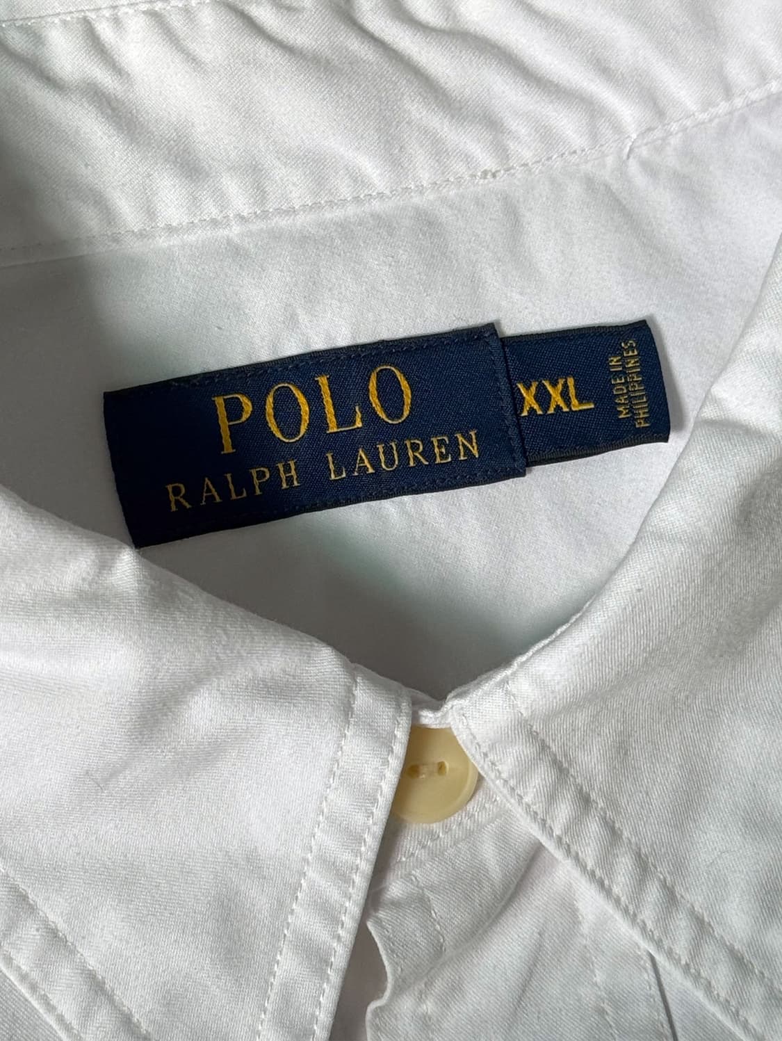 폴로 랄프로렌 화이트 유틸리티 투포켓 셔츠 (105-110) 상품이미지3