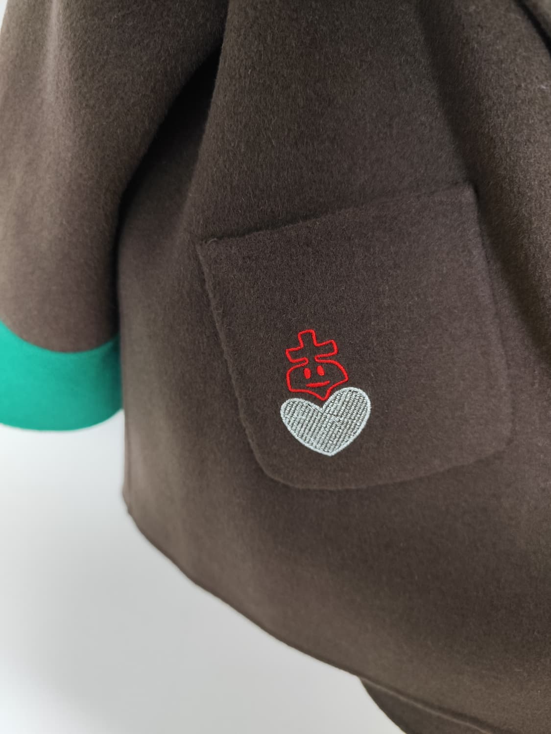 DÉVASTÉE PARIS 여성 캐시미어 더블코트 (66, 브라운) 상품이미지5