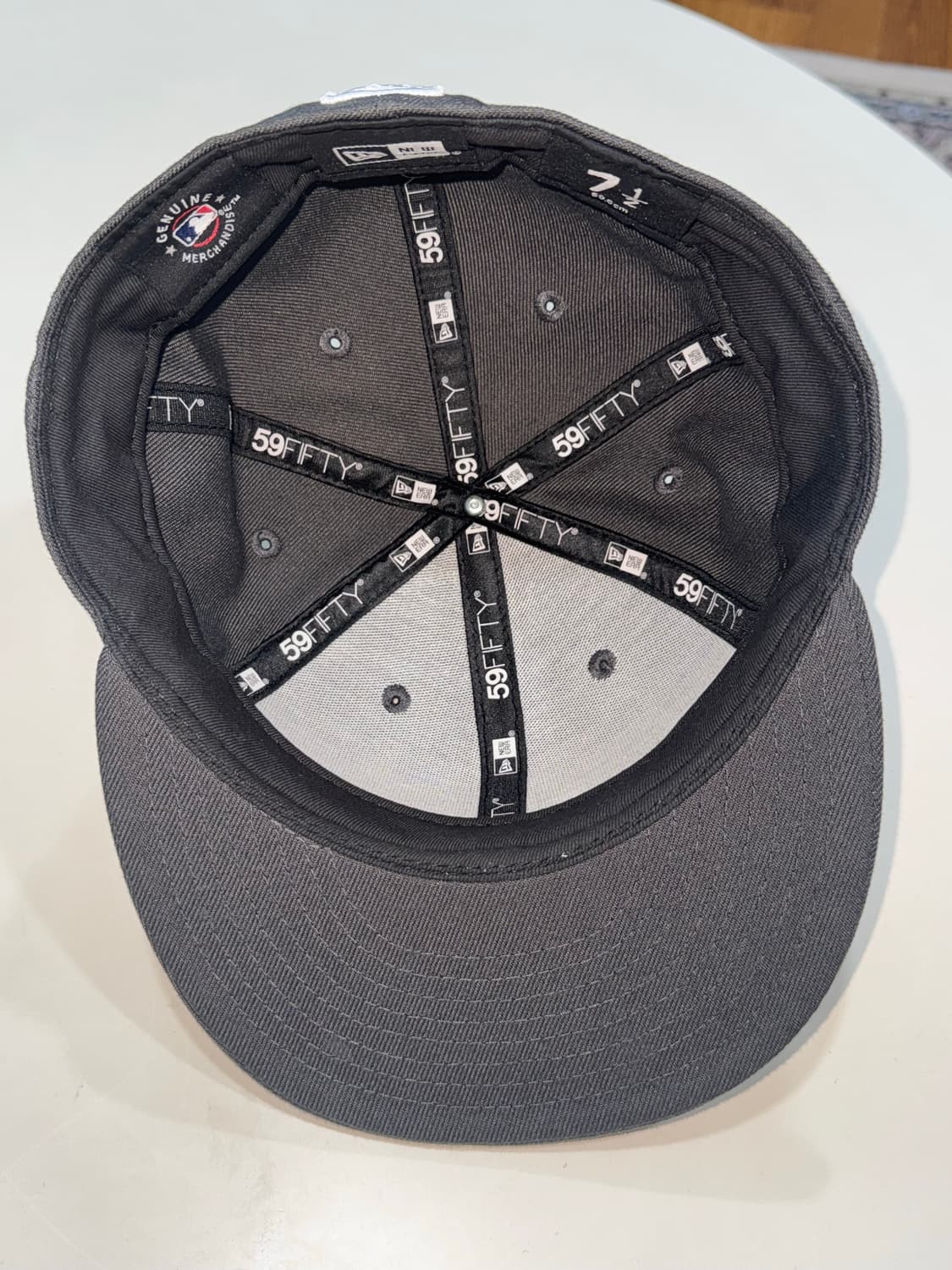 뉴에라 59fifty LA다저스 볼캡 mlb 모자 차콜 712 59.6 상품이미지5