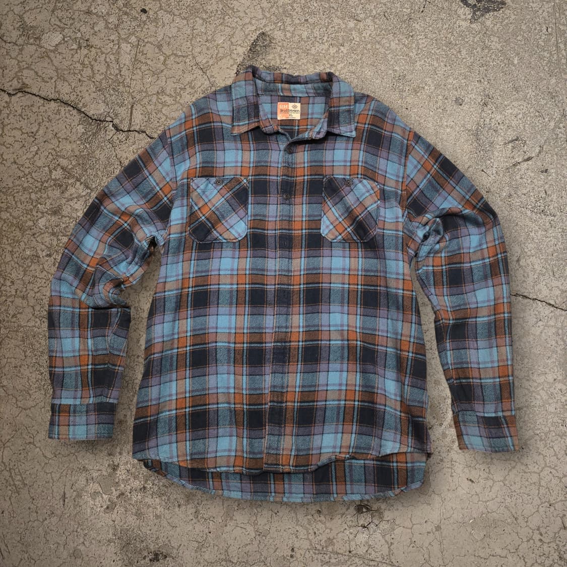 90s Ruff Hewn 플란넬 셔츠 상품이미지1