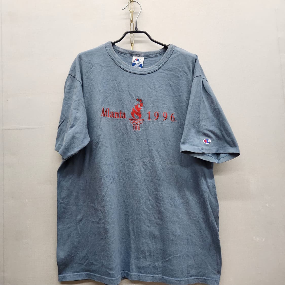 올드스쿨 챔피온 애틀란타 올림픽 USA 반팔티 L(XL) 상품이미지1