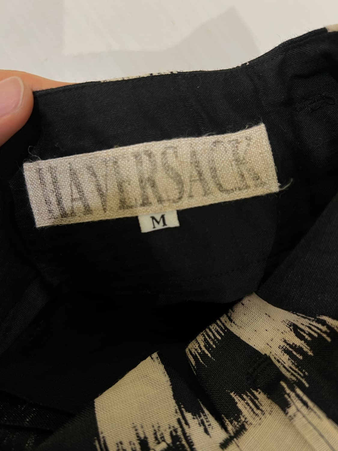 하버색 린넨 패턴 반바지 판매 m사이즈 상품이미지7