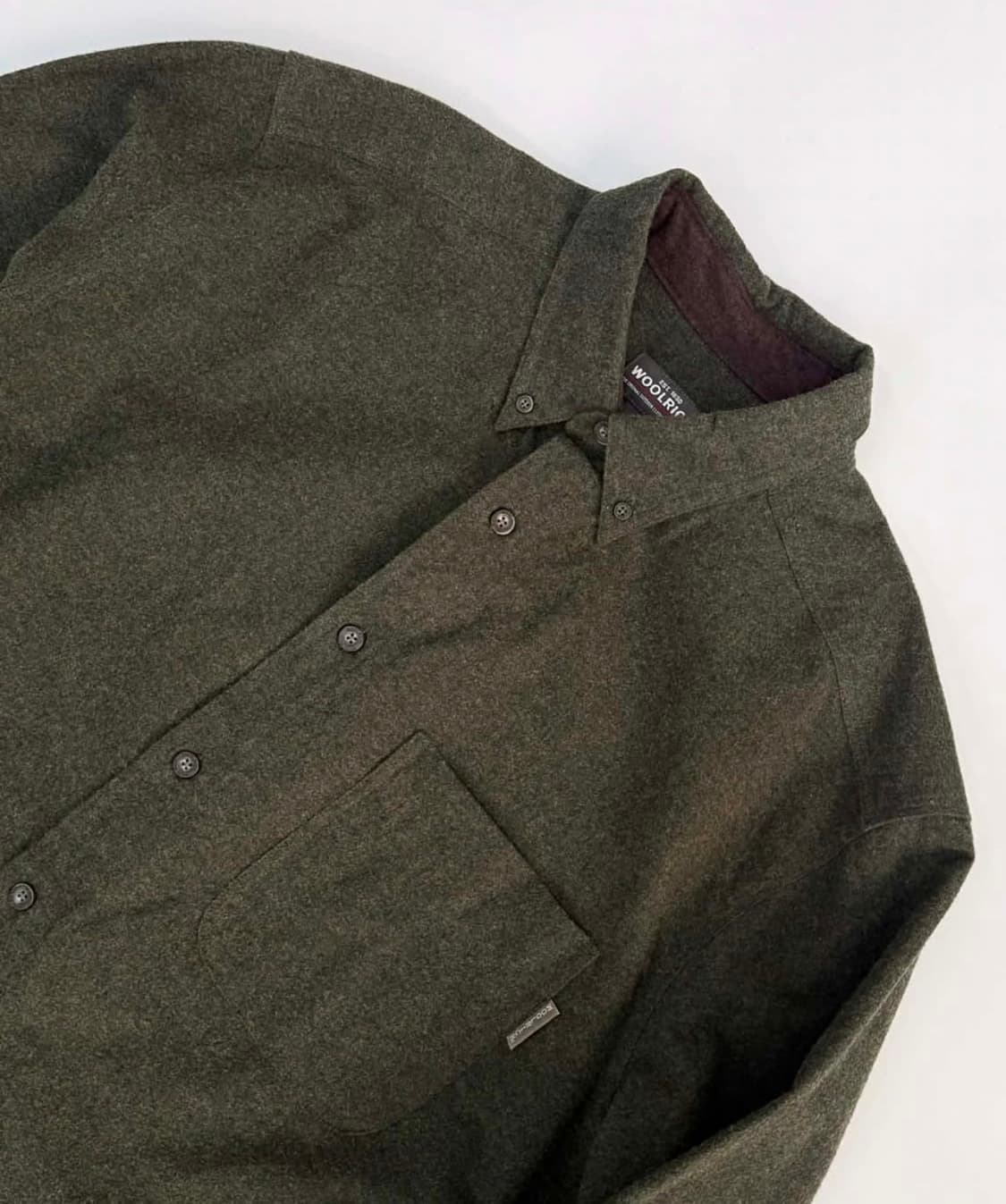 울리치 올리브 헤더 플란넬 셔츠 상품이미지5