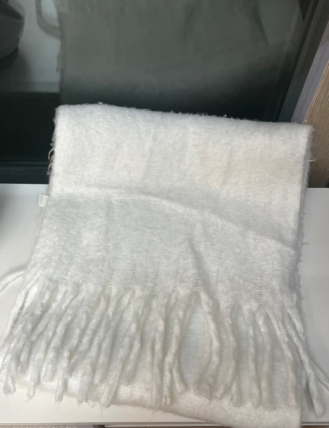  흰색 목도리 상품이미지1