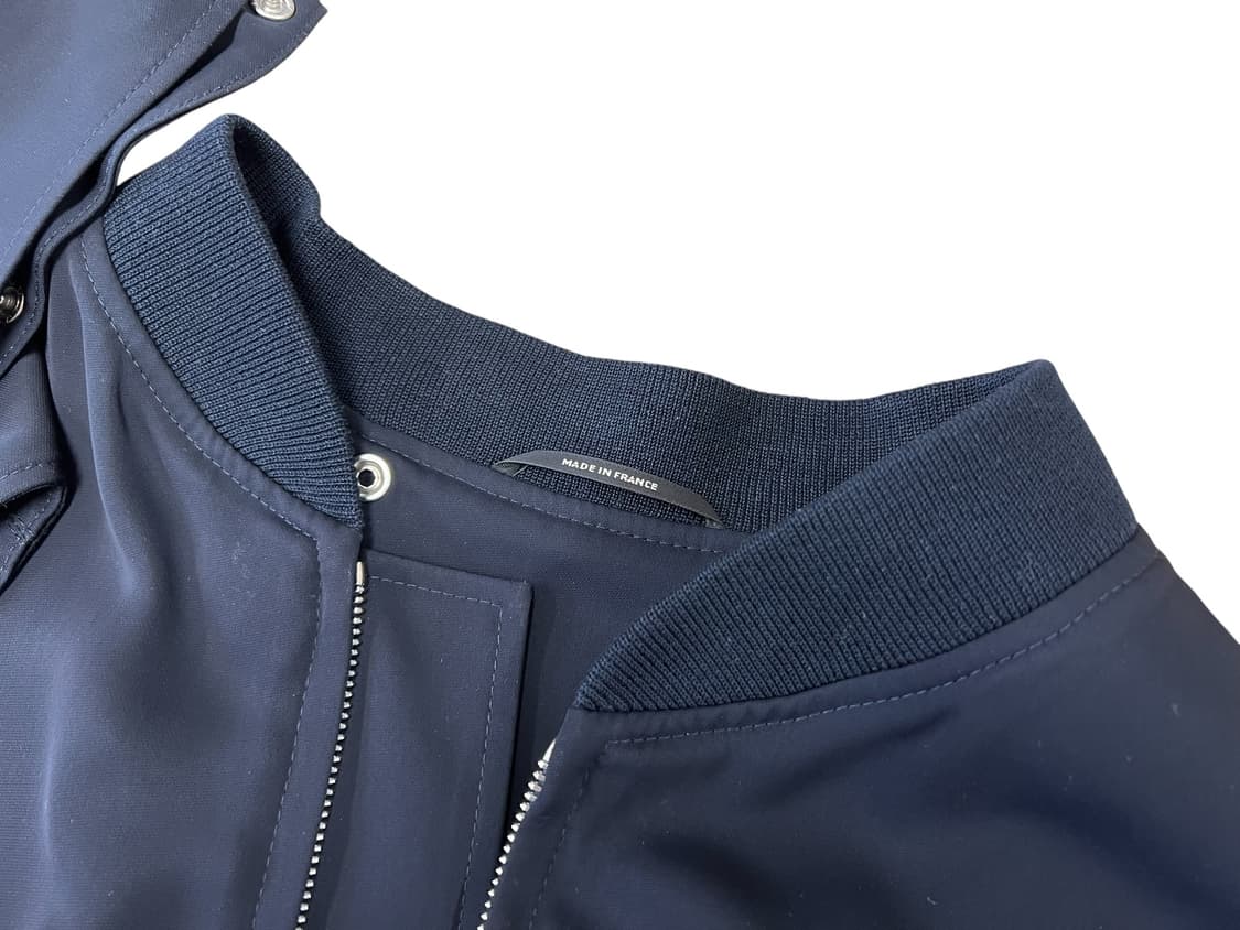 에르메스 탈부착 카라 네이비 블루종 상품이미지4