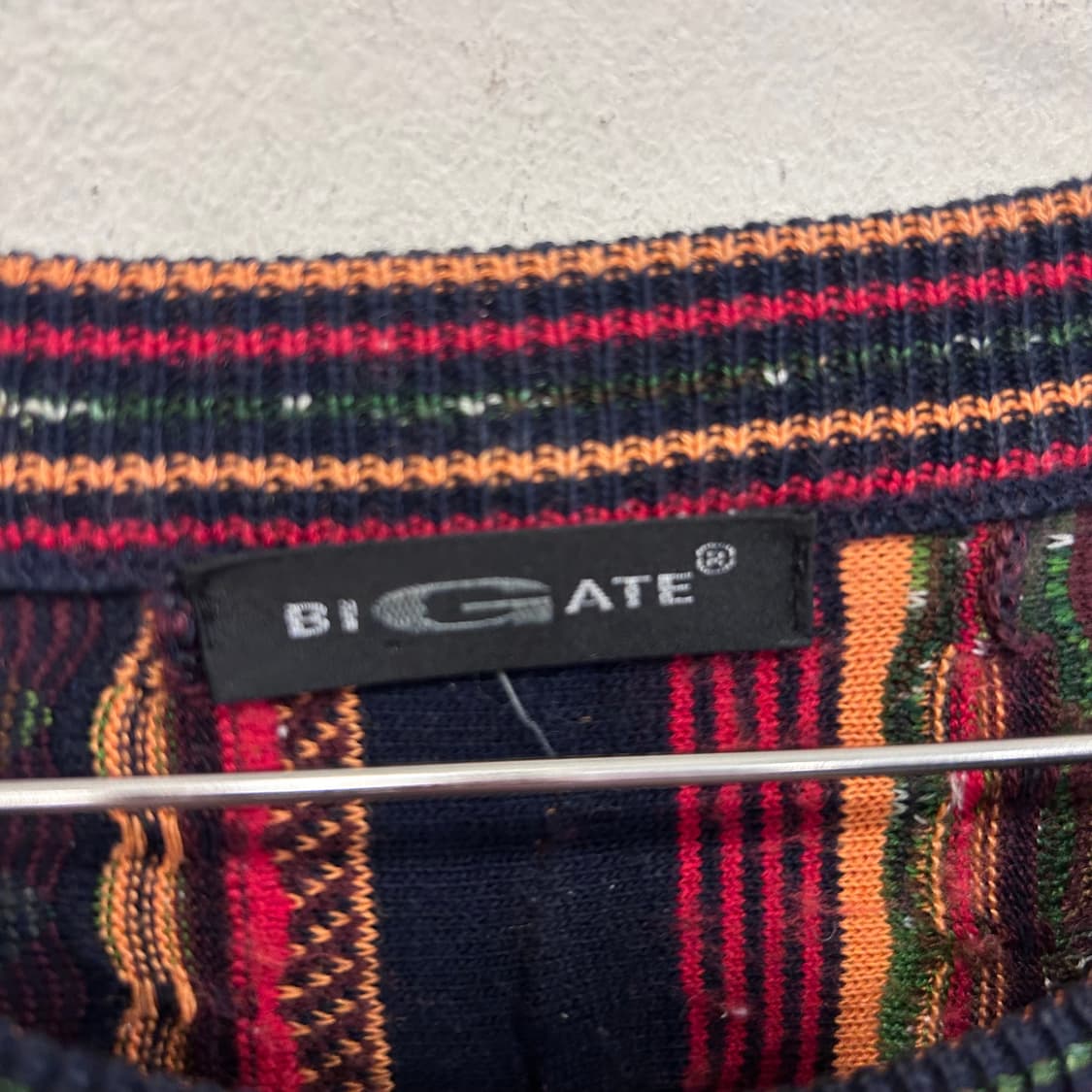 BIGATE 쿠지 ST 멀티컬러 케이블니트 상품이미지3