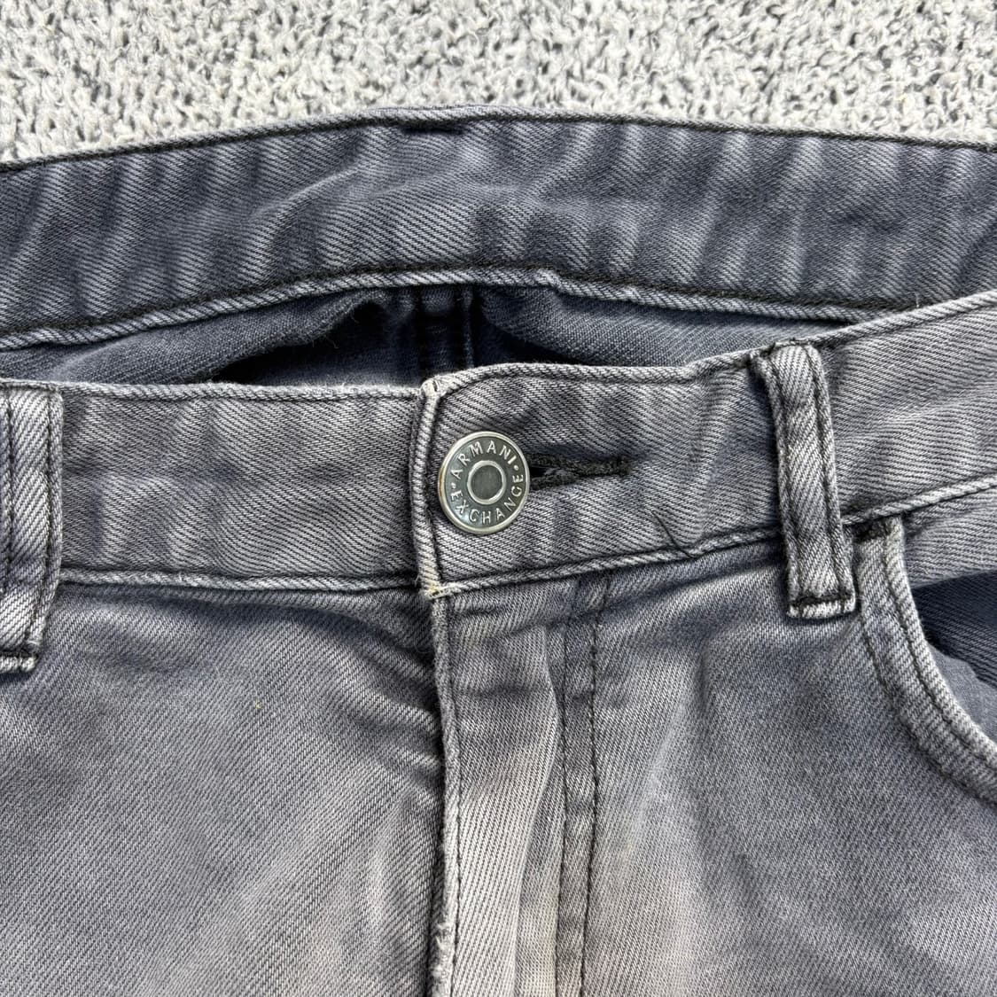 31 아르마니 익스체인지 흑청 워싱 데님 0414J 상품이미지2