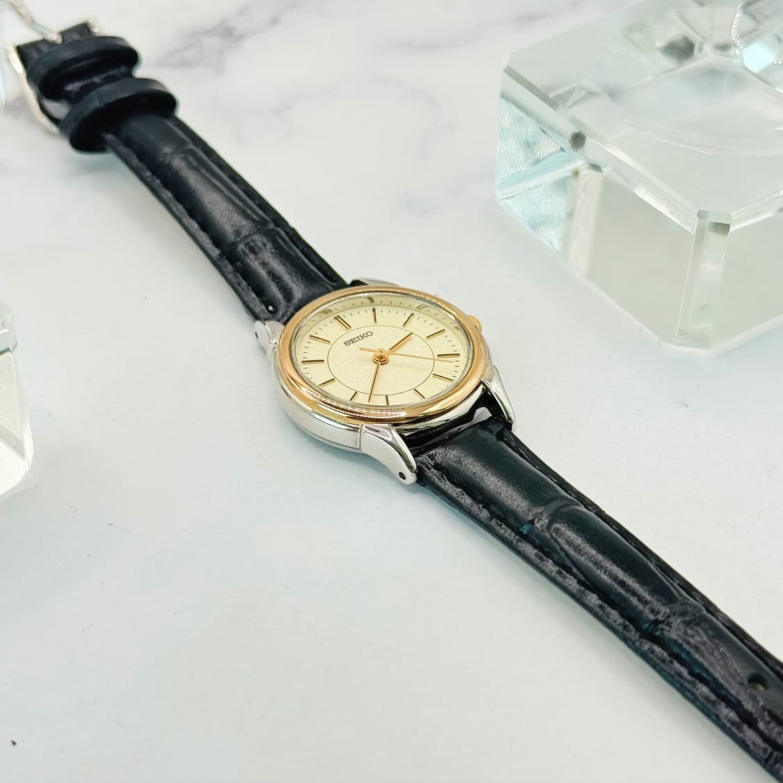 90s00s 빈티지 세이코 투톤 파우더 다이얼 워치 상품이미지7