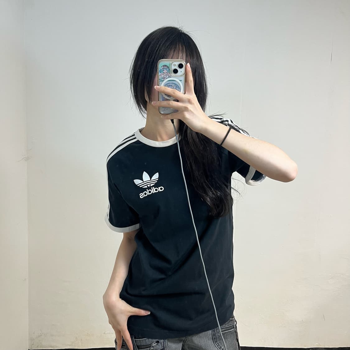 Adidas firebird ringer t-shirt 상품이미지2
