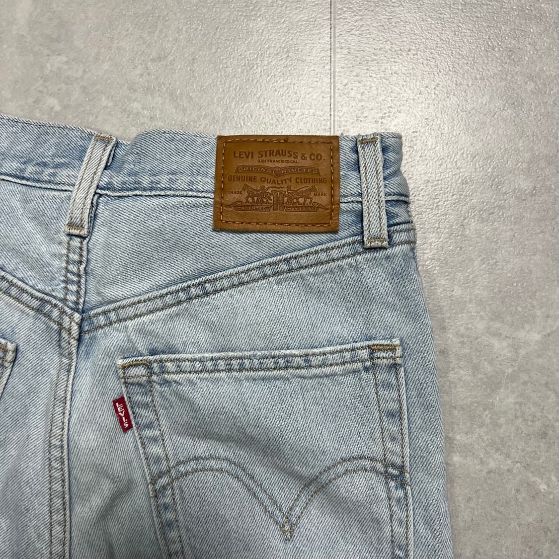 [24] 리바이스 빅E 하이루즈 데님 청바지 W24 L29 상품이미지1