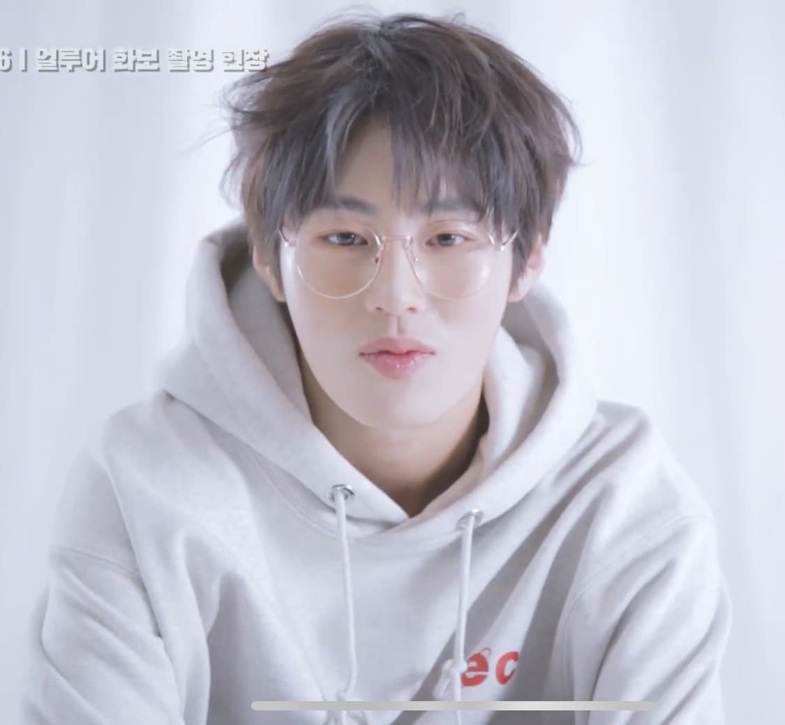 챈스챈스 멜란지 오버사이즈 기모 후드 M 하성운 착용 상품이미지2