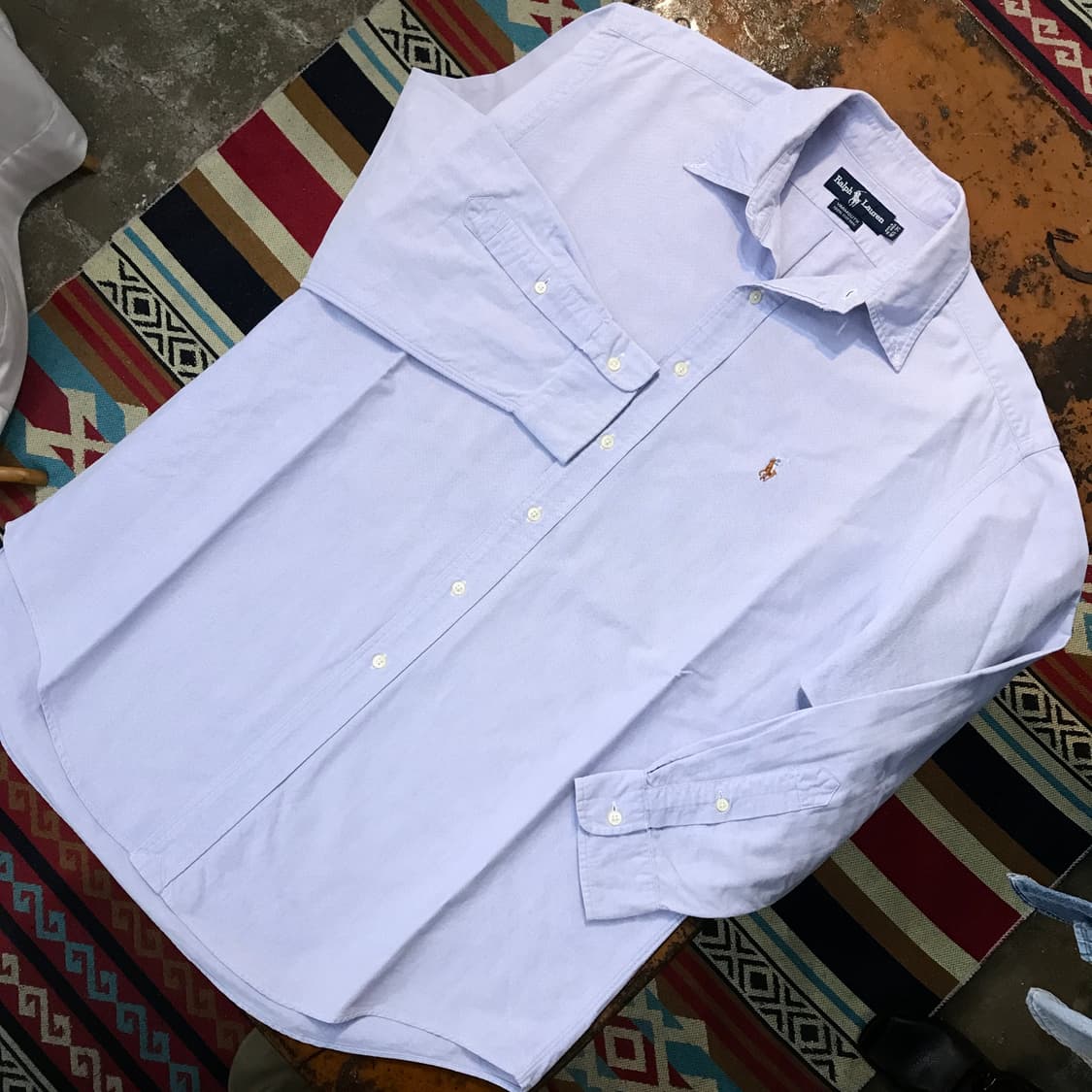 폴로랄프로렌 소라 코튼 셔츠 남성 115 빅사이즈 상품이미지3