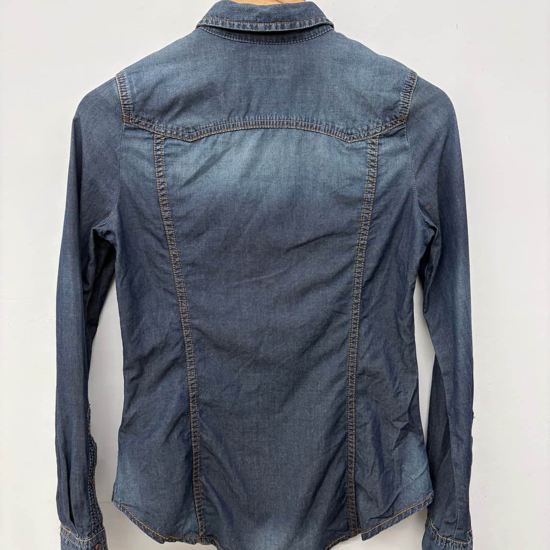 디젤 데님 셔츠 청남방 여성 S 상품이미지6