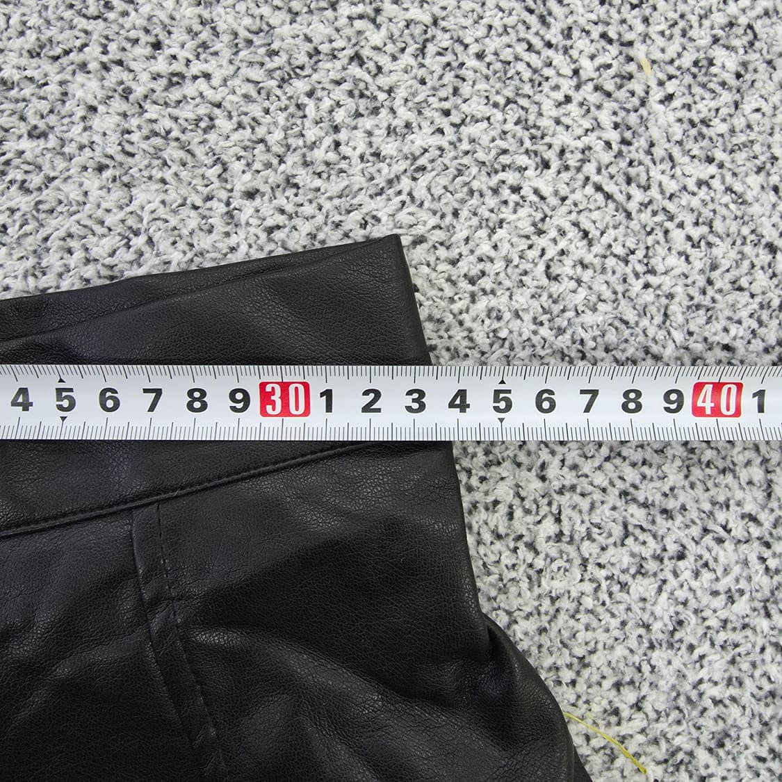 [S] GGPX 비스코스 가죽 플리츠 스커트 치마 0119J 상품이미지6