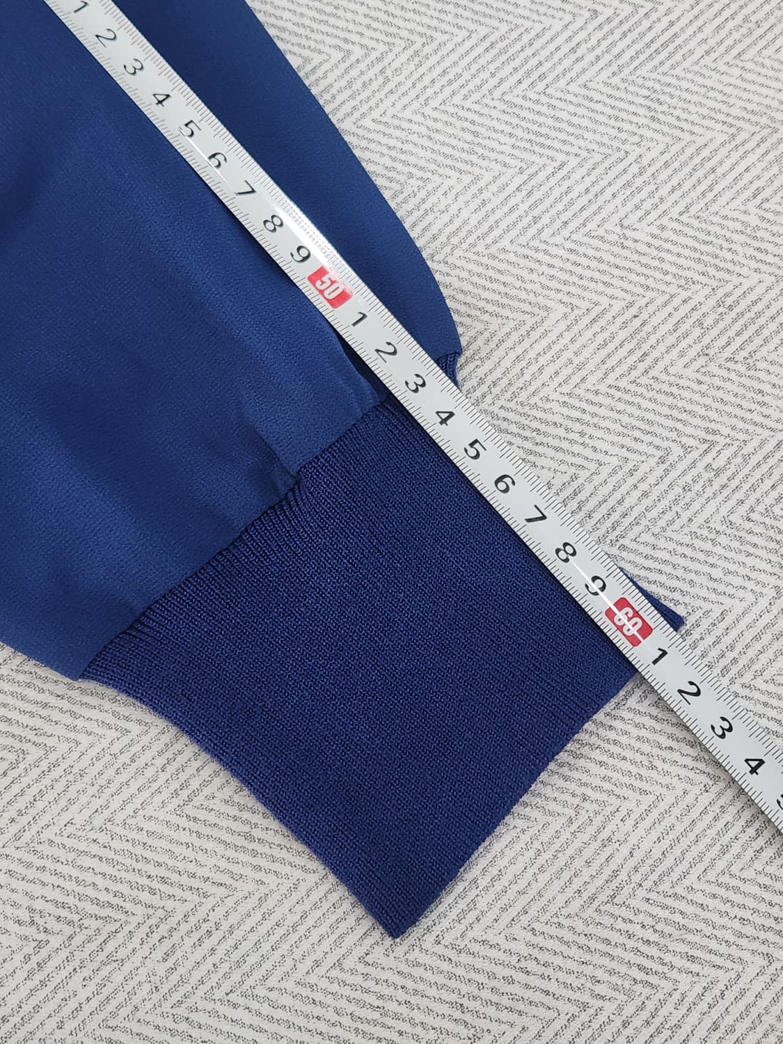 [77] 에셀리아 S.LRIAHH.7 네이비 쉬폰 가디건 77 상품이미지8