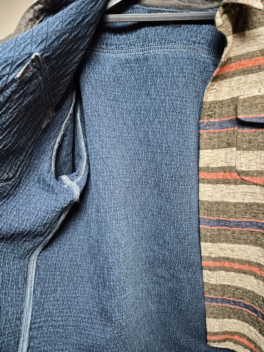 Rrl 스트라이프 더블클로스 워크셔츠 XL 판매 상품이미지6