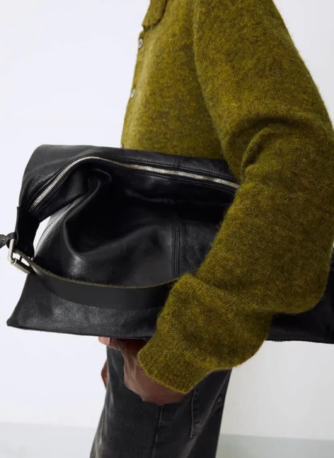 토니웩 24FW 명작 가방 / 풀그레인 레더 라지 숄더백 상품이미지2