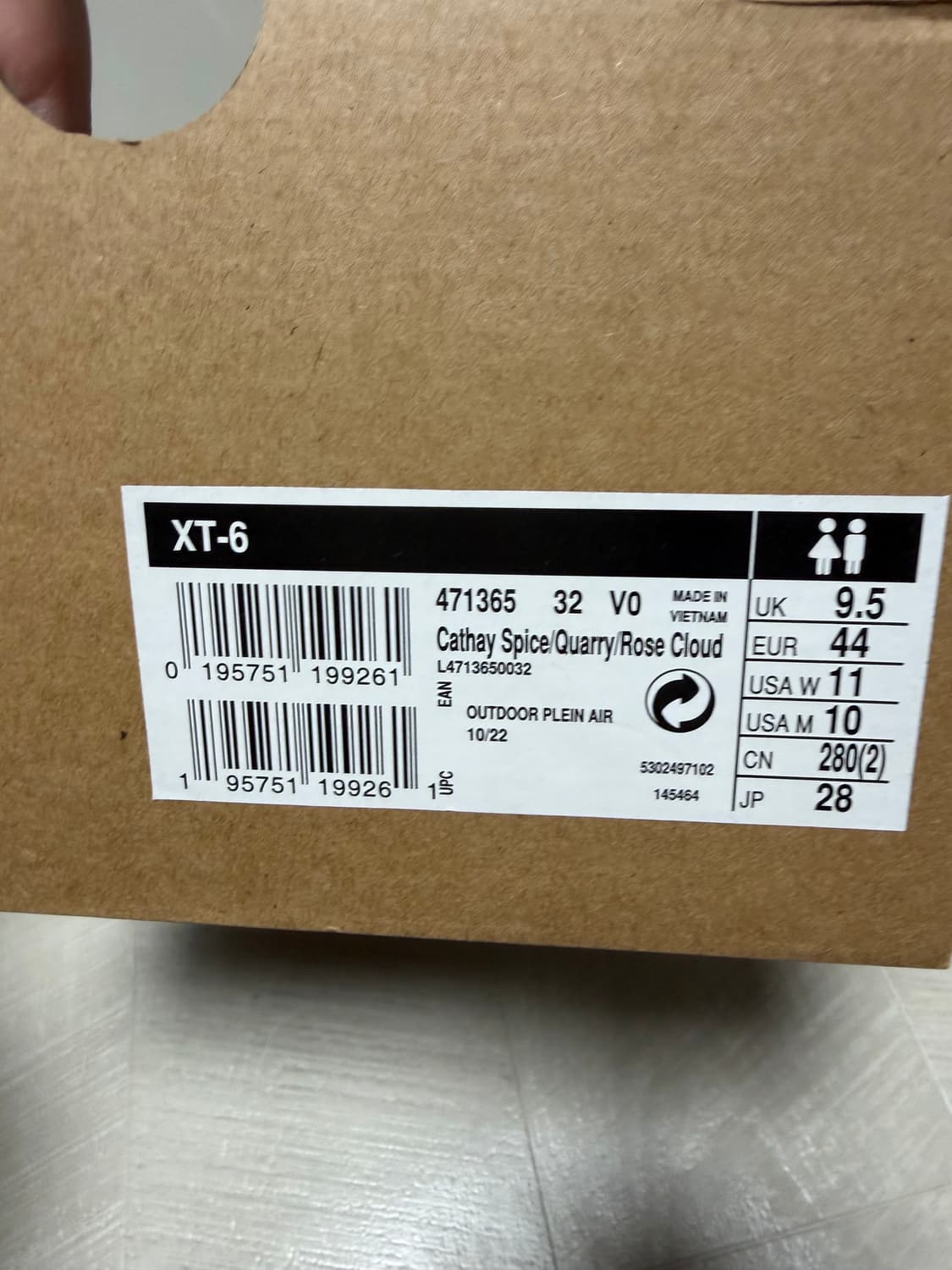 새상품 살로몬 xt6 캐세이 스파이스 280 상품이미지4