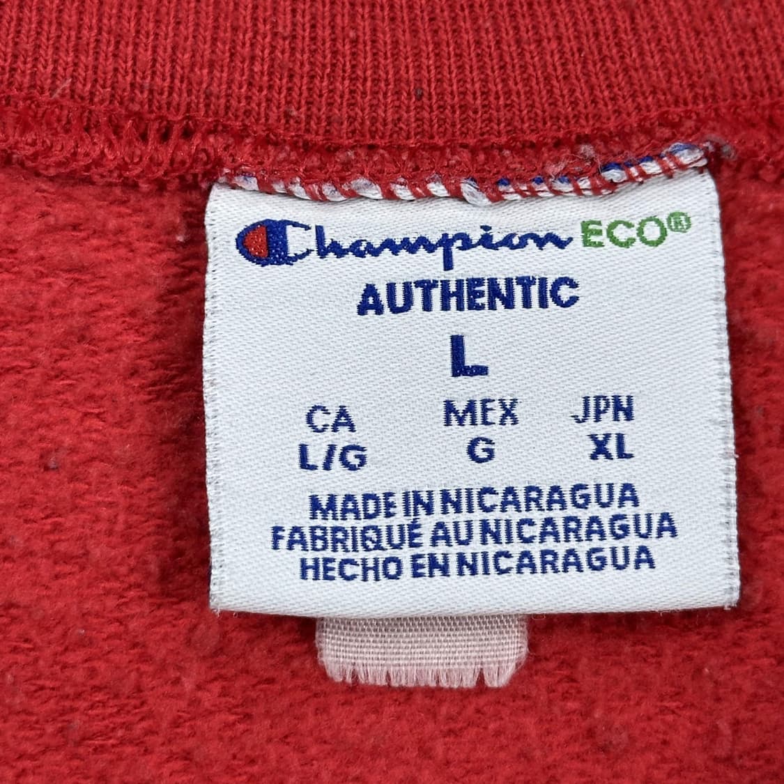 챔피온 칼리지 위스콘신 레드 맨투맨 (L) 상품이미지6