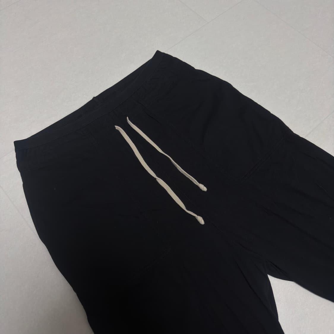 [백화점판, xs] 릭오웬스 다크쉐도우 배기팬츠 블랙 상품이미지2