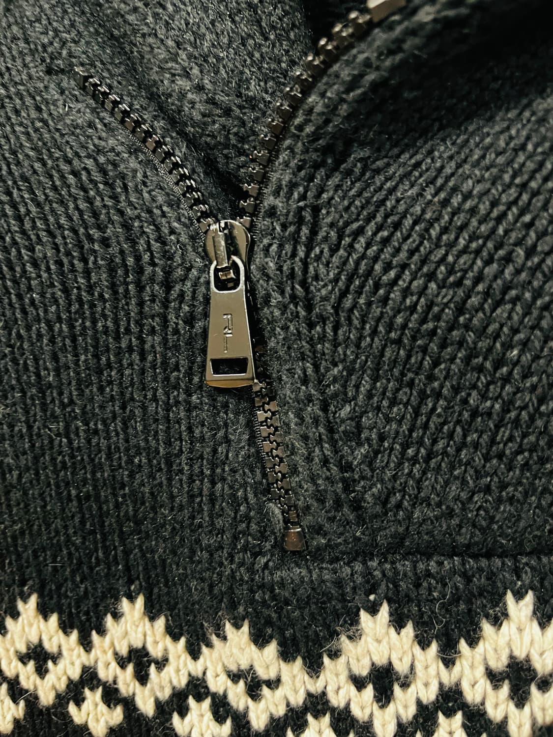 폴로 랄프로렌 노르딕 눈꽃 니트 M 상품이미지4