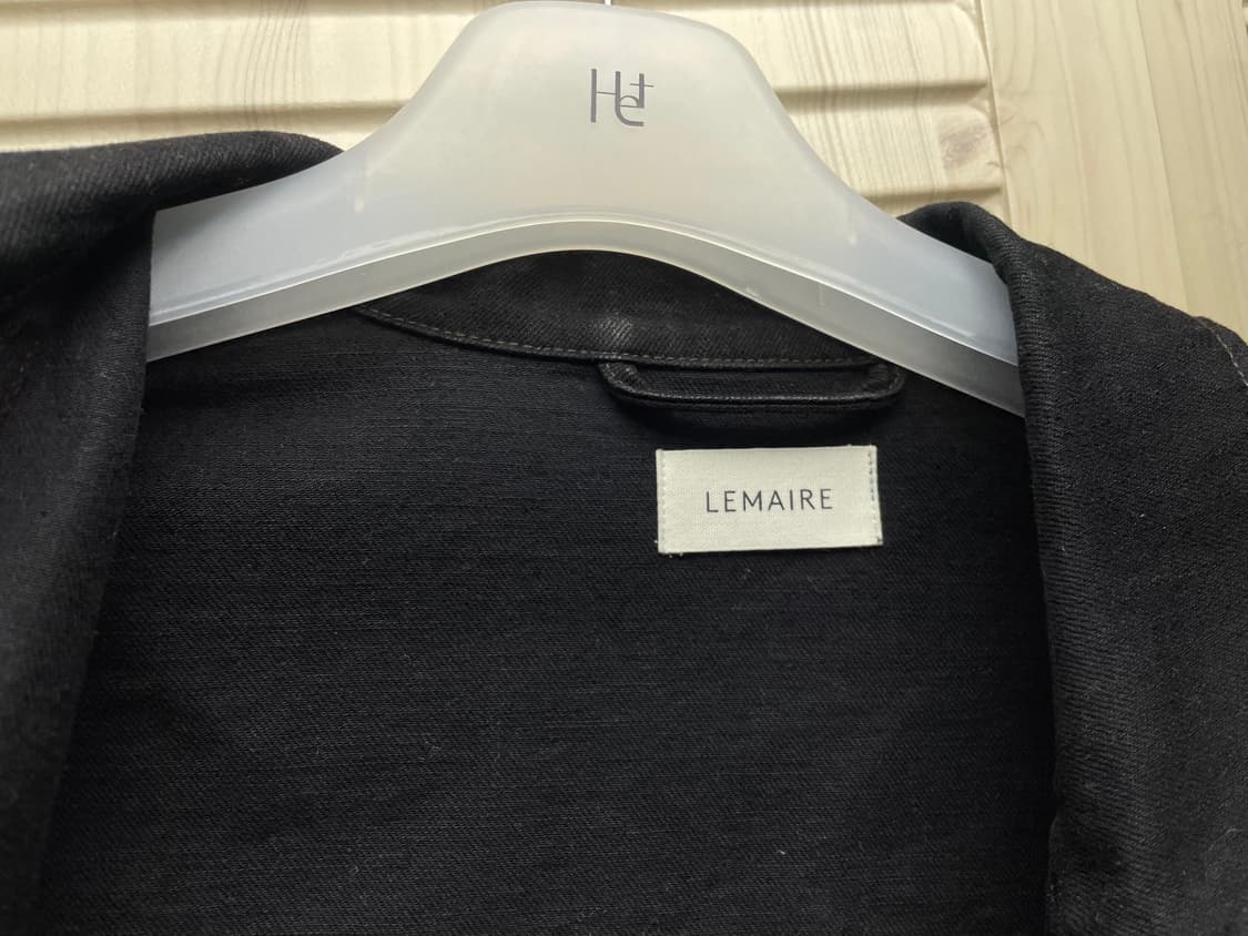 르메르 헤비 데님 트러커 자켓 블랙 (50) 상품이미지5