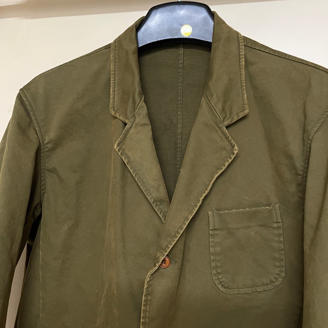 [1] 이얼즈어고 페이디드 몰스킨 스포츠 코트 더스티 카키 yearsag 상품이미지5