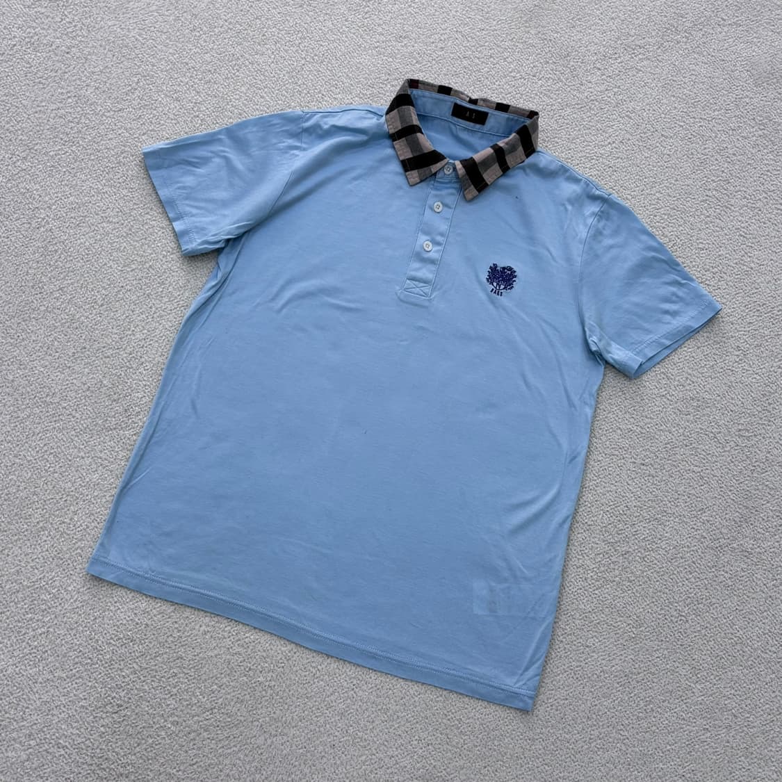 165 닥스 키즈 체크 반팔 티셔츠 0416E 상품이미지1