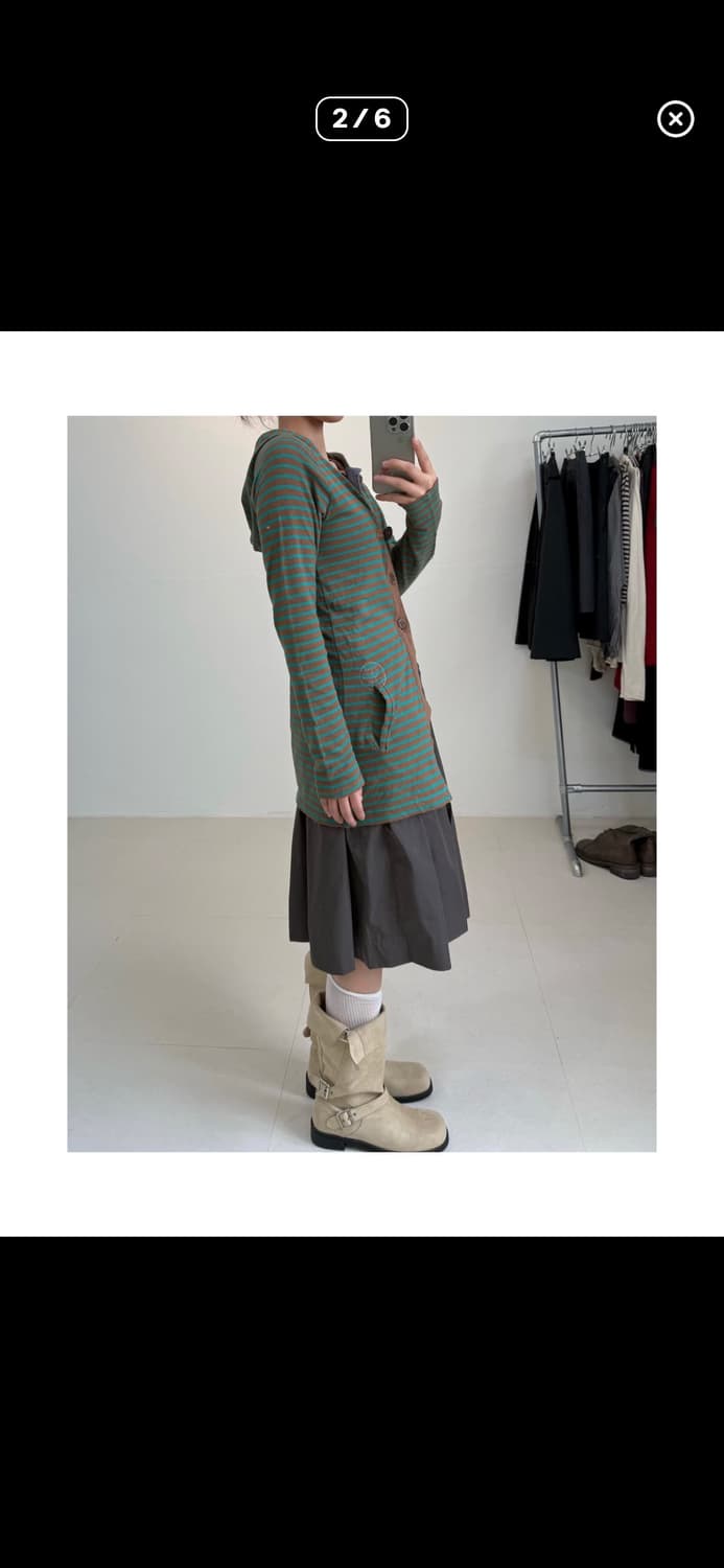 빈티지 후디 가디건 상품이미지2
