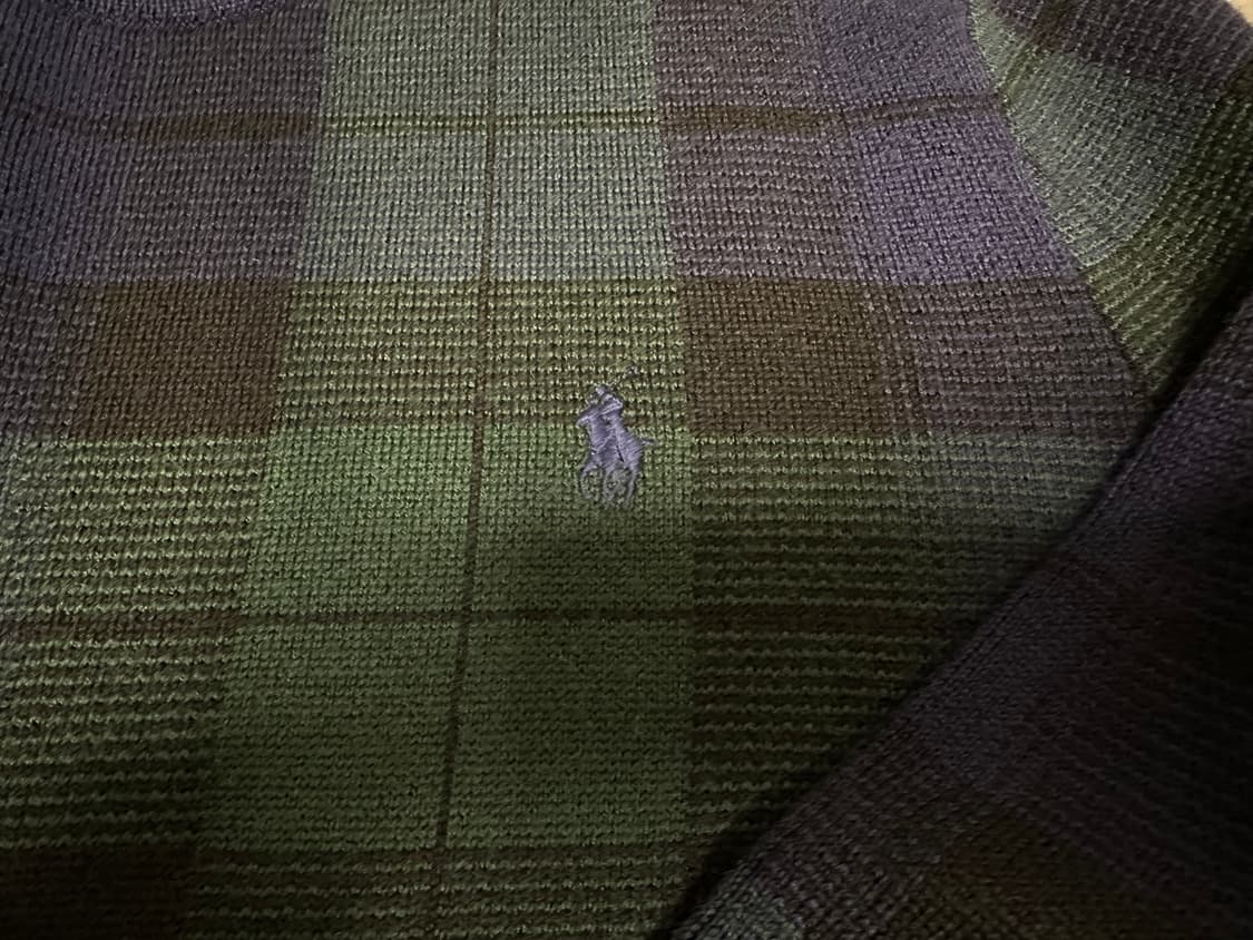 폴로 블랙와치 울니트 L 사이즈 상품이미지3