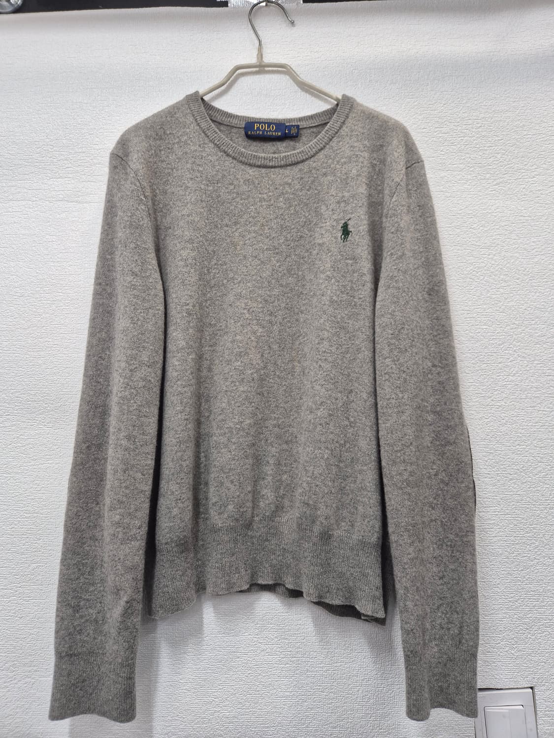 폴로 메리노울  회색 니트 / 55반~66(정품) 상품이미지1
