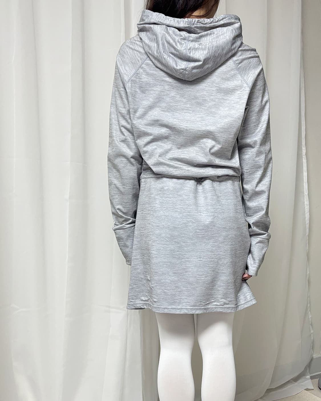 PLANET SURF HAWAII 멜란지 그레이 후드 서핑 원피스 상품이미지9