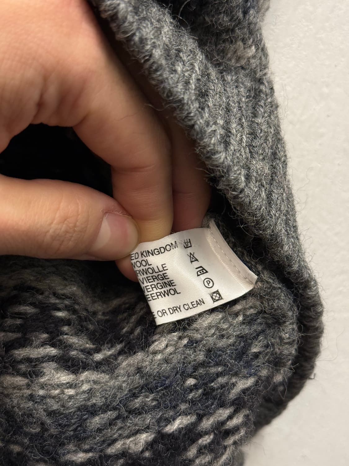 HIGHLAND British Wool Fair Isle Knit Ves 상품이미지8