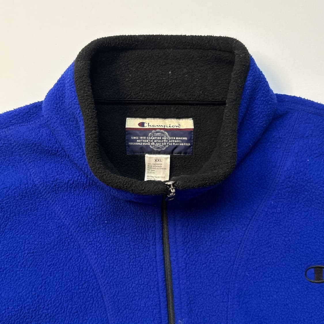 90-00s 챔피온 오션블루 플리츠 베스트 상품이미지3