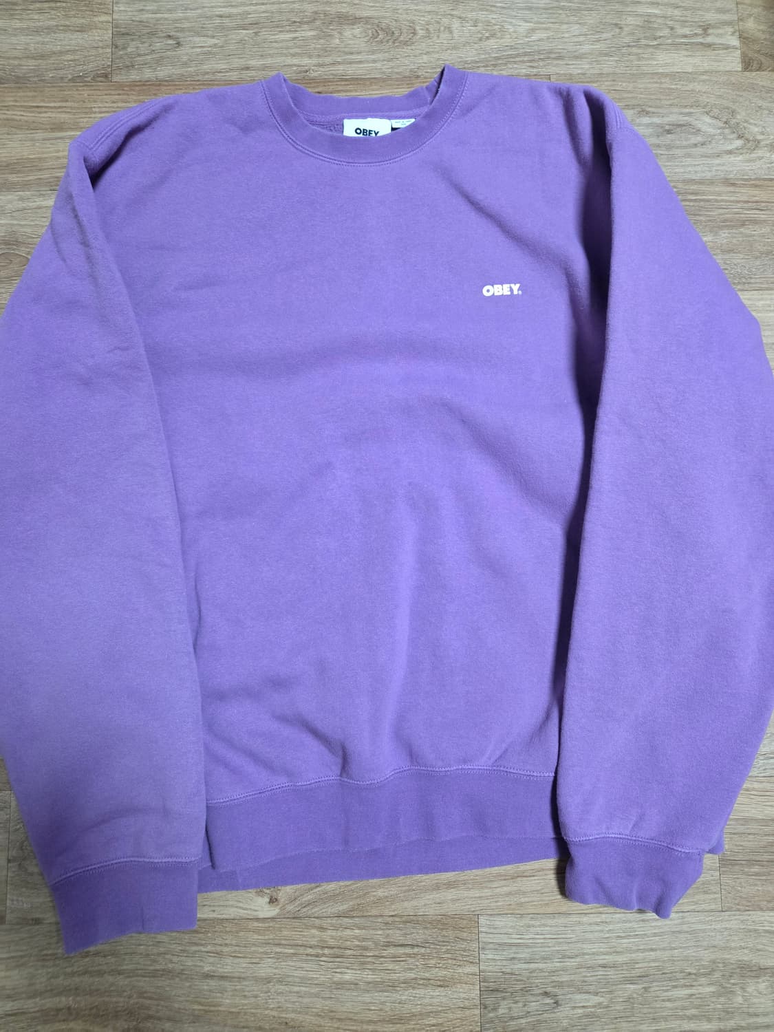 오베이 기모 맨투맨 상품이미지1