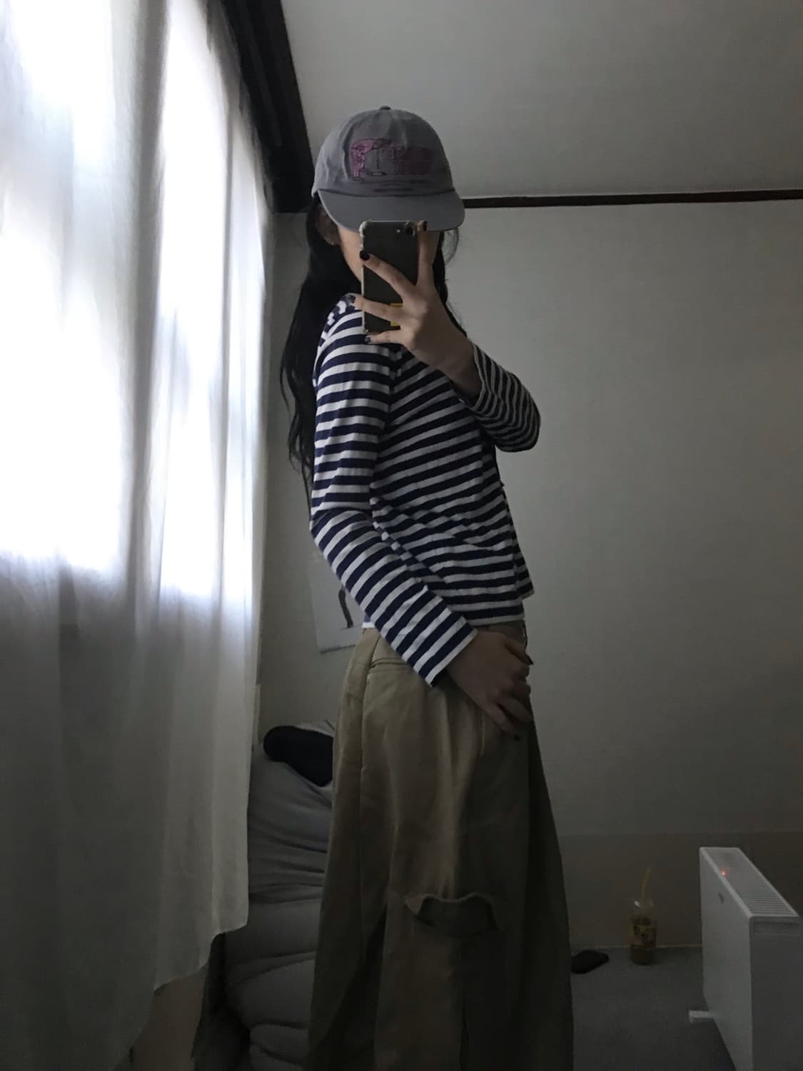 꼼데가르송 네이비 스트라이프 롱슬리브 상품이미지6