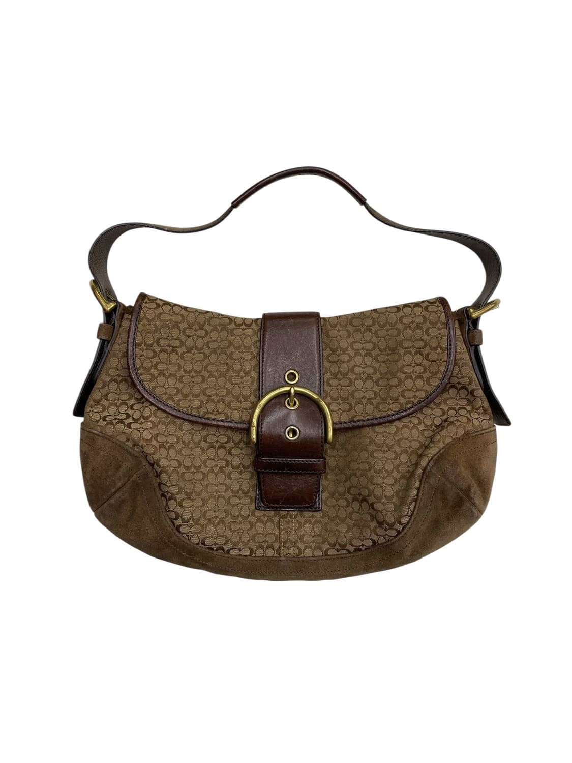 코치 y2k 브라운 숄더백 상품이미지1