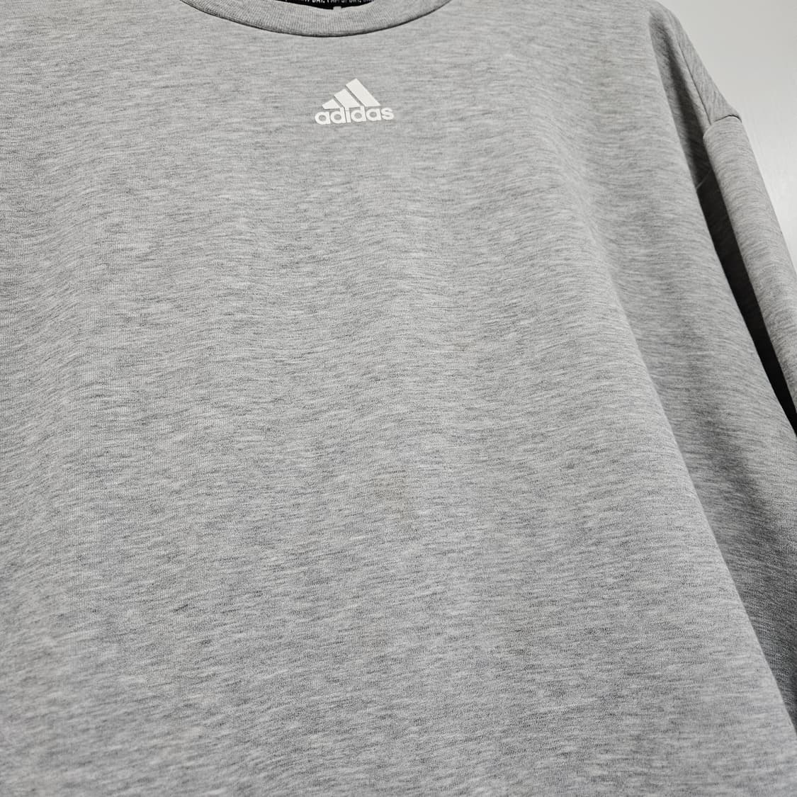 2XL 아디다스 센터로고 삼선 맨투맨 상품이미지3