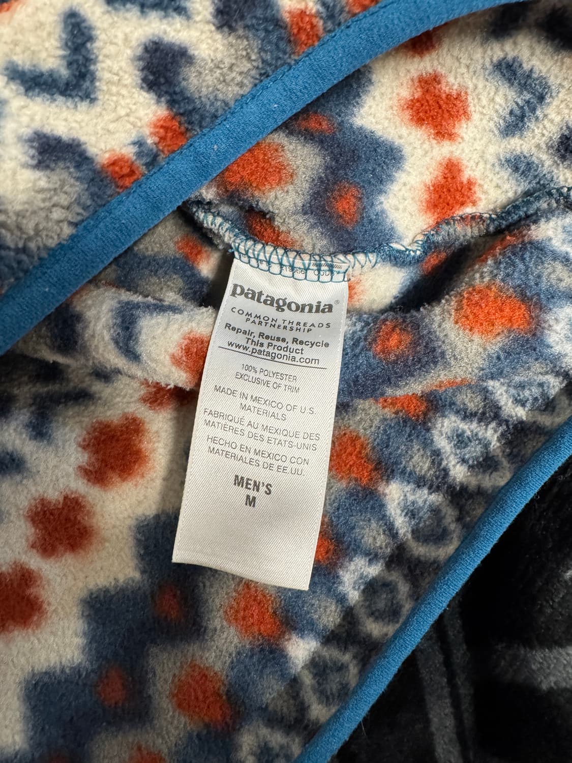 파타고니아 신칠라 스냅 티 풀 오버 클리프 언더워터 블루 상품이미지6
