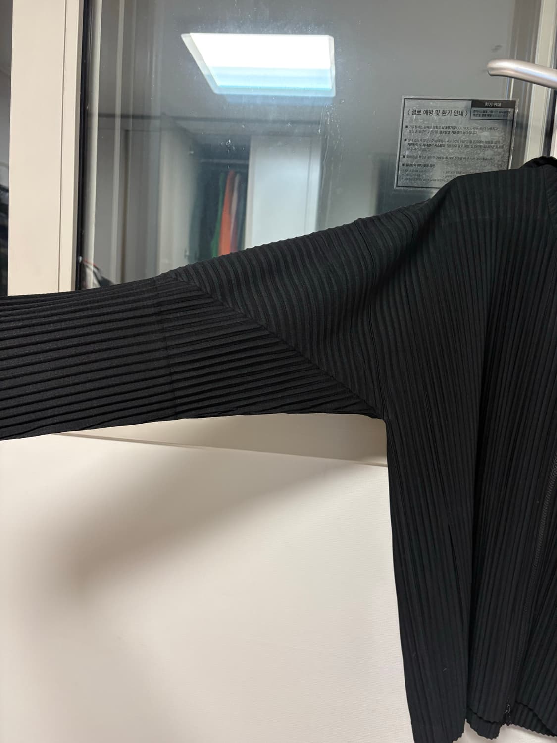 옴므플리세 후드집업 jl106 블랙 4사이즈 상품이미지2