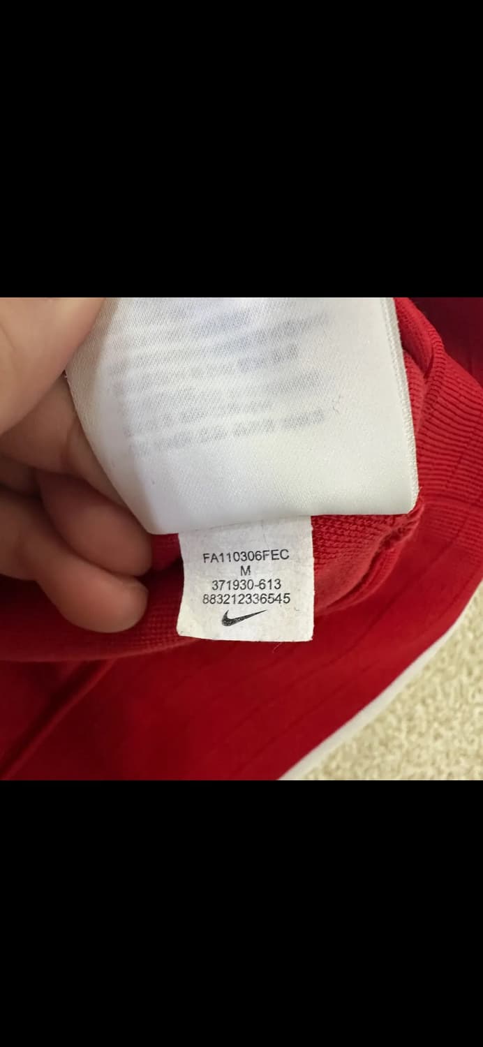 나이키 레드 트랙 자켓 M 상품이미지5