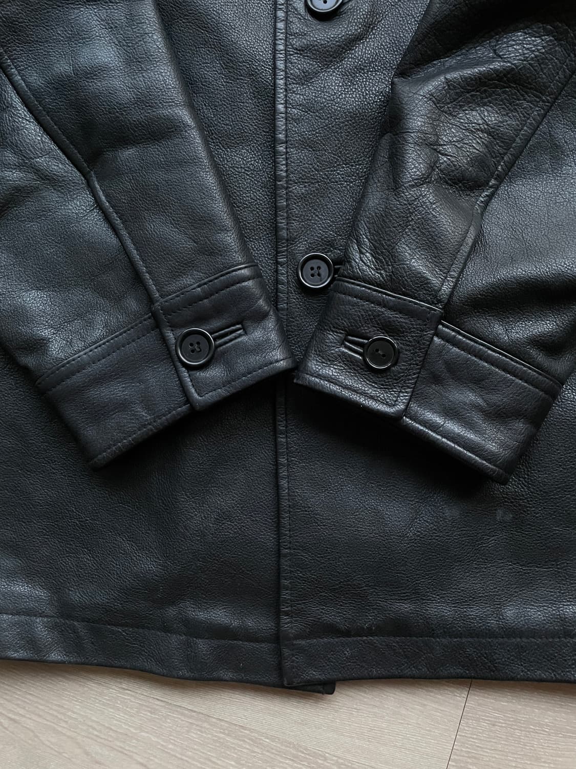 90s 올드갭 레더 카코트 gap carcoat 상품이미지6