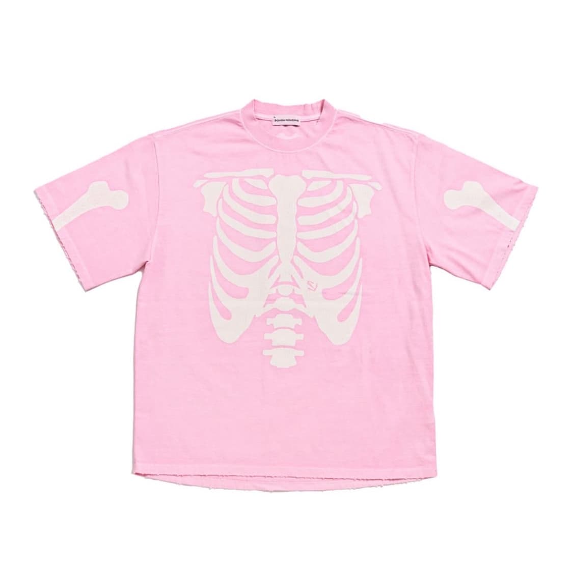 스키즘인듀싱 RIB CAGE T SHIRT PINK 상품이미지2