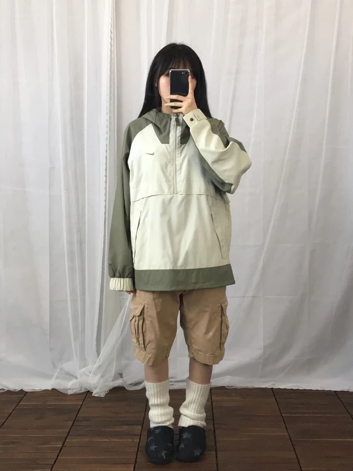 90's Nike Half-Zip Anorak Jacket 상품이미지2
