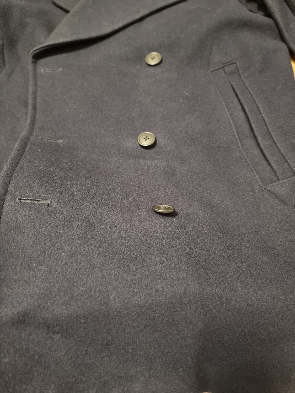 유니클로 +j 질샌더 피코트 네이비 L 상품이미지10