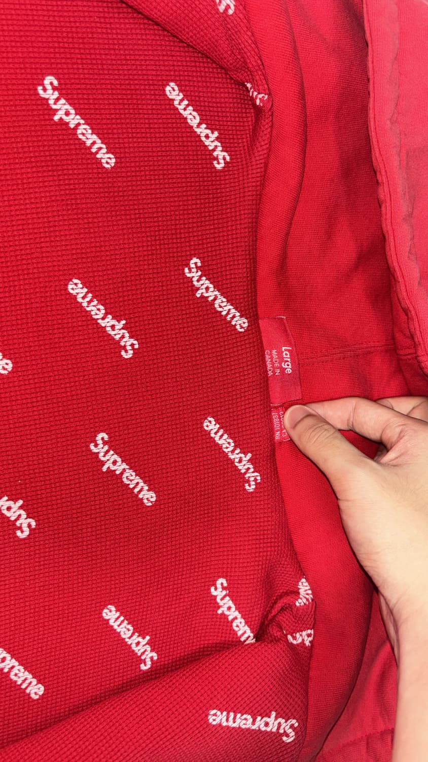 15fw supreme thermal hood zip-up 상품이미지8