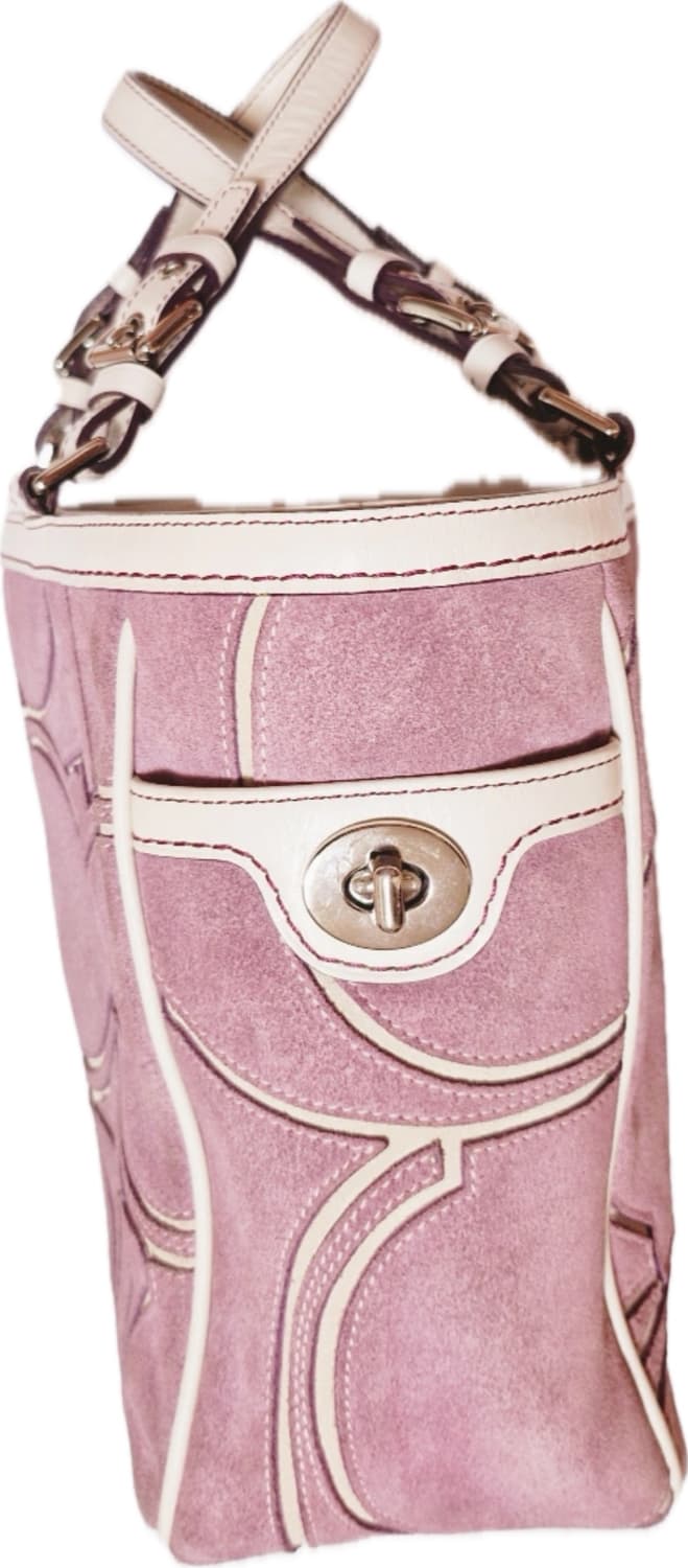 Y2k 빈티지 코치 단종 희귀템 라일락 백  상품이미지2