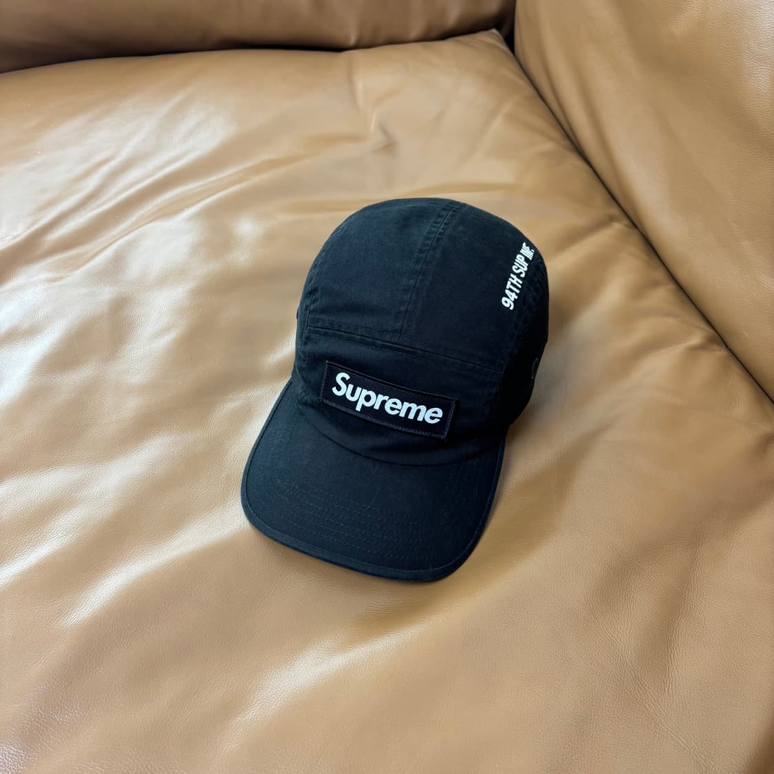 Supreme 슈프림 21fw 밀리터리 워시드 블랙 캠프캡 모자 상품이미지1