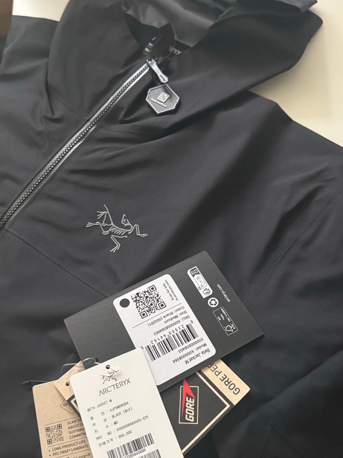 새상품 아크테릭스 베타 블랙자켓 상품이미지3